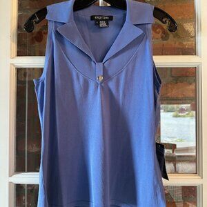 ETCETERA NWT Blue Sleeveless Tank Size L